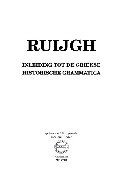 Historische Grammatica